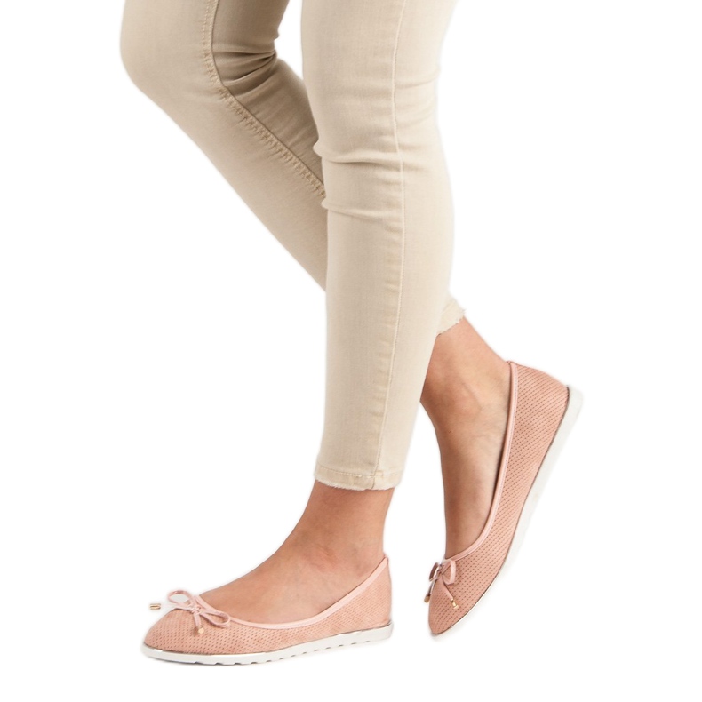 Small Swan Práškové balerínky růžový 2 Small Swan Práškové balerínky růžový 2