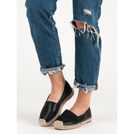 Small Swan Černé klasické espadrilky černý 1