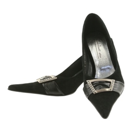 BM Kožené lodičky černá 4 BM Kožené lodičky černá 4