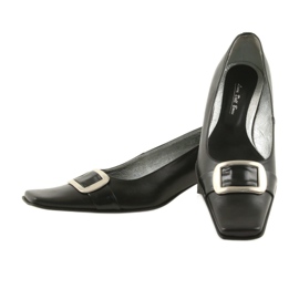 Kožené lodičky černý 2