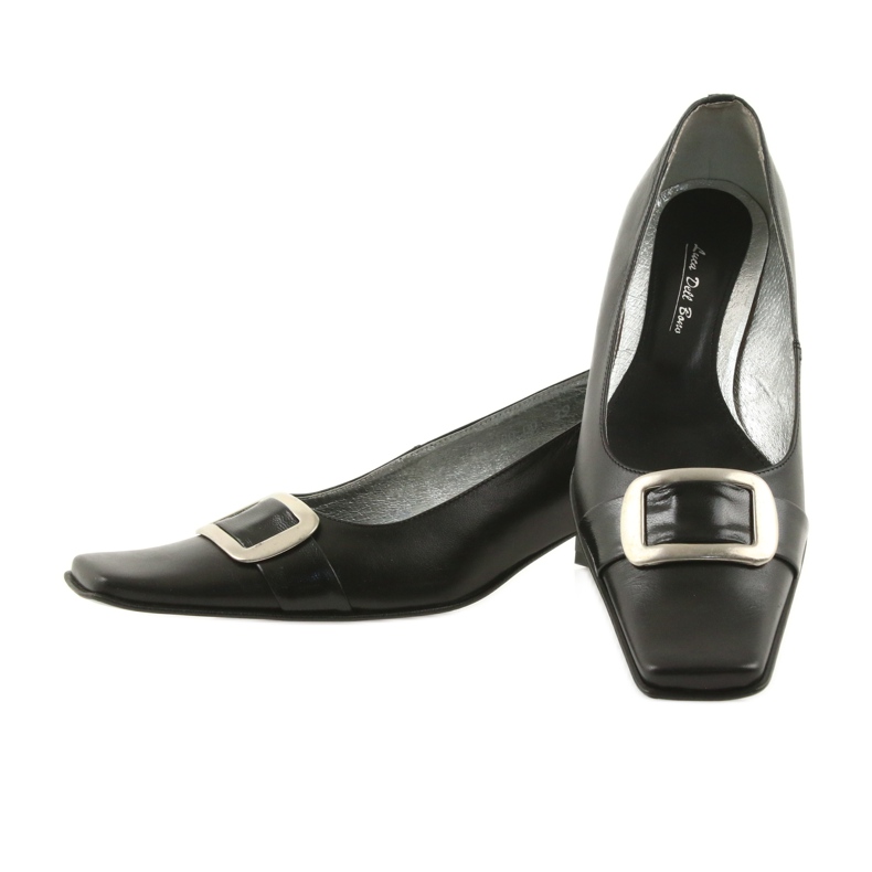 Kožené lodičky černý 2