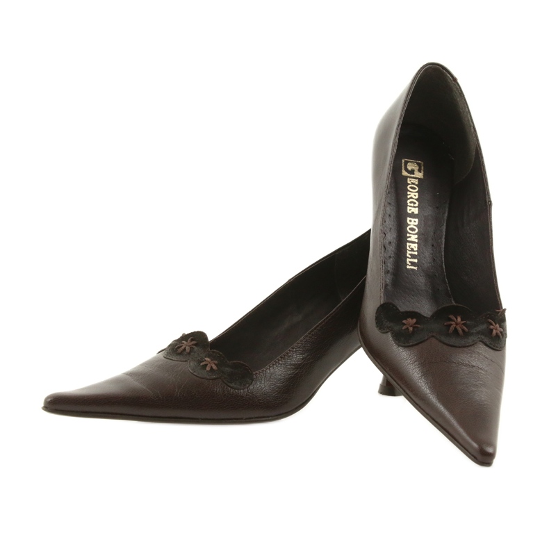 Kožené lodičky hnědý 2 Kožené lodičky hnědý 2