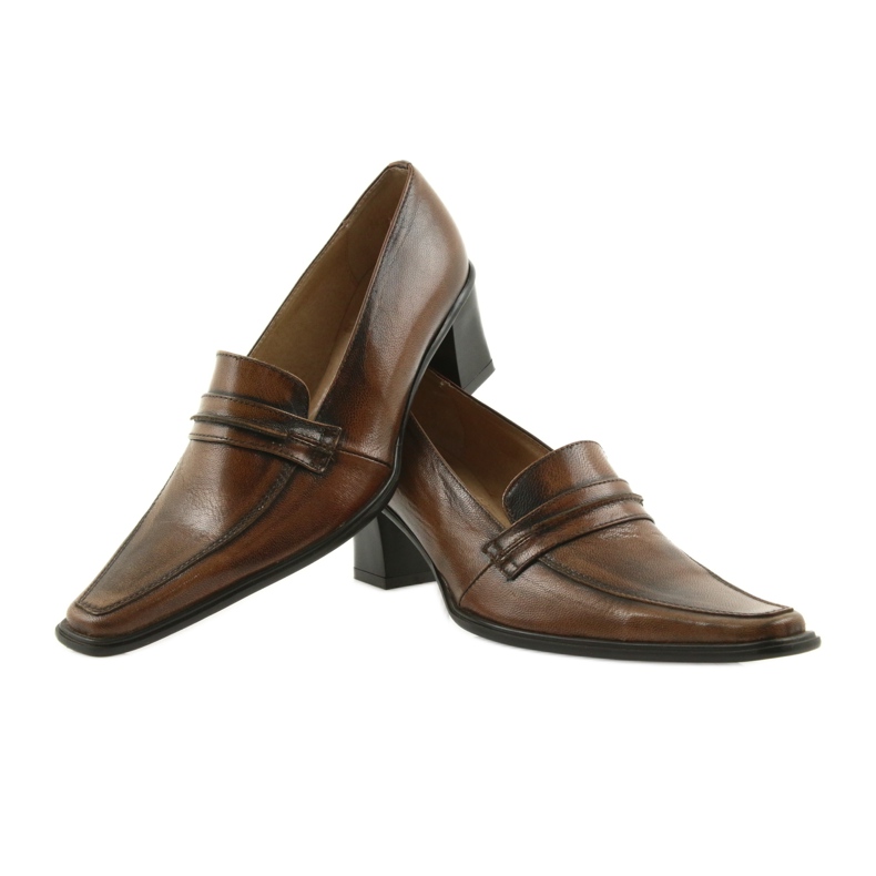 Kožené boty Eksbut 864 hnědý 2