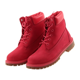 Timberland 6 palců PREMIUM WATERPROOF červený 3