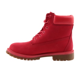 Timberland 6 palců PREMIUM WATERPROOF červené 2