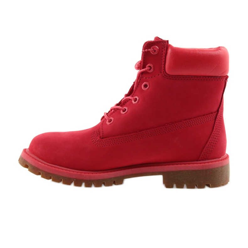 Timberland 6 palců PREMIUM WATERPROOF červený 2