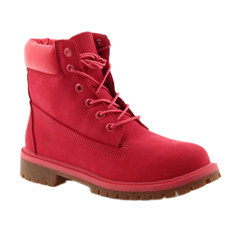 Timberland 6 palců PREMIUM WATERPROOF červené 1