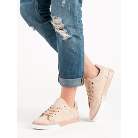 Anesia Paris Práškové tenisky se třpytkami růžový 1