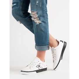 Dámská sportovní obuv bílý černý 2