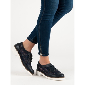 Fama Šněrovací boty modrý 2