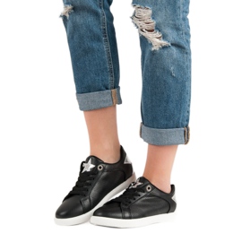 Nízké sportovní boty černý šedá 2