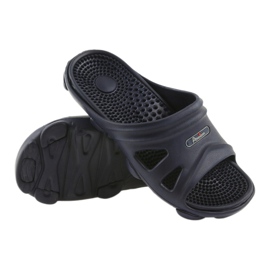 Tmavě modré pánské bazénové pantofle American Club námořnická modrá 3