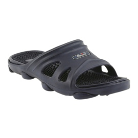 Tmavě modré pánské bazénové pantofle American Club námořnická modrá 1