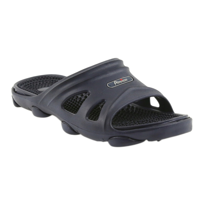 Tmavě modré pánské bazénové pantofle American Club námořnická modrá 1