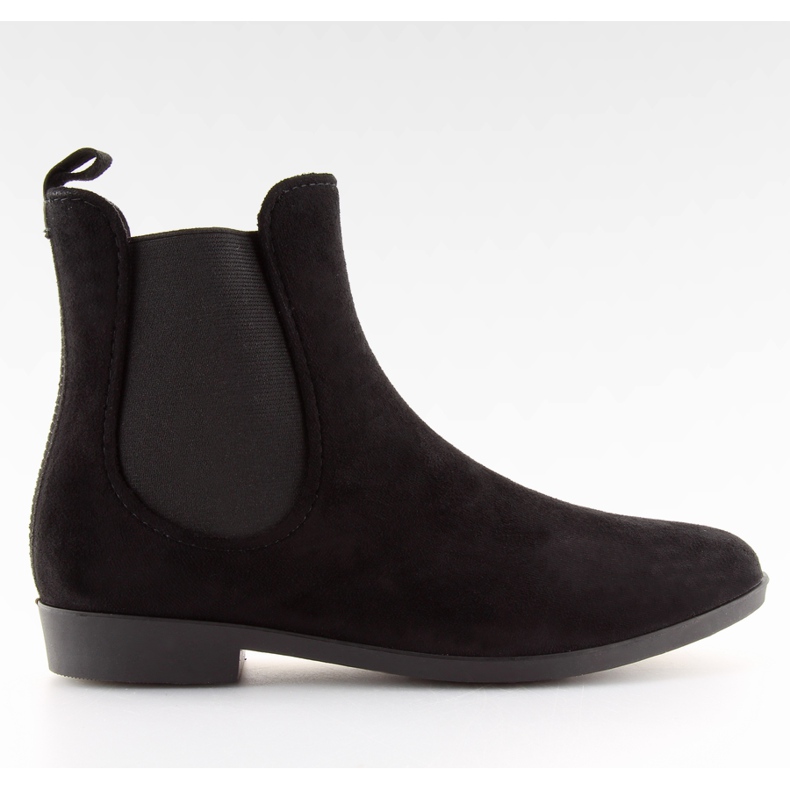 Black Wellies pro ženy černé boty Jodhpur D61 Black II-GAT černý 1
