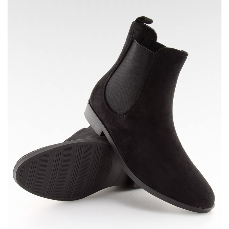 Black Wellies pro ženy černé boty Jodhpur D61 Black II-GAT černá 2