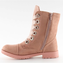 Boty Worker pink AB-8 Pink II-GAT růžový 1
