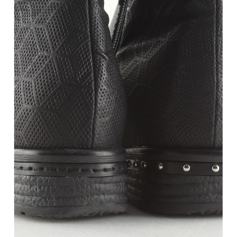 Dámské černé boty 228-PG Black II-GAT černá 1