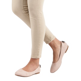 Pohodlné balerínky Vinceza růžový 2