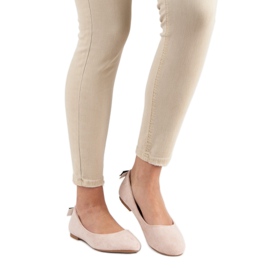 Pohodlné balerínky Vinceza růžový 1