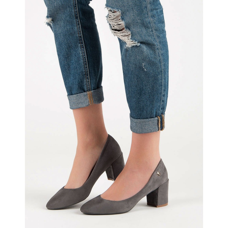 Klasické lodičky VINCEZA šedá 1