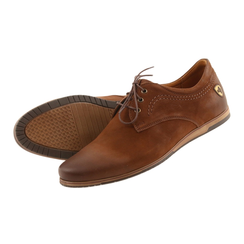 Pánská sportovní obuv Riko nízkého střihu 877 hnědý 4