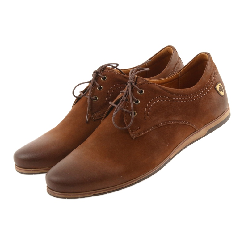 Pánská sportovní obuv Riko nízkého střihu 877 hnědý 3