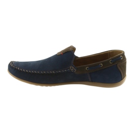 Pánské mokasiny Riko Navy/Brown 781 modrý 2