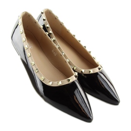 Černé balerínky 127-16 černé černý 1