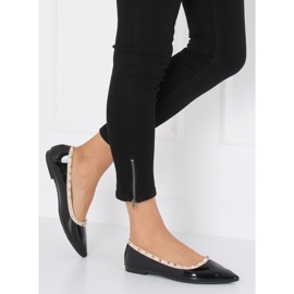 Černé balerínky 127-16 černé černý 2