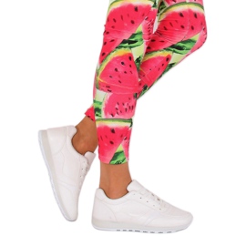 Bílá LR88082 Bílá sportovní obuv bílý 2