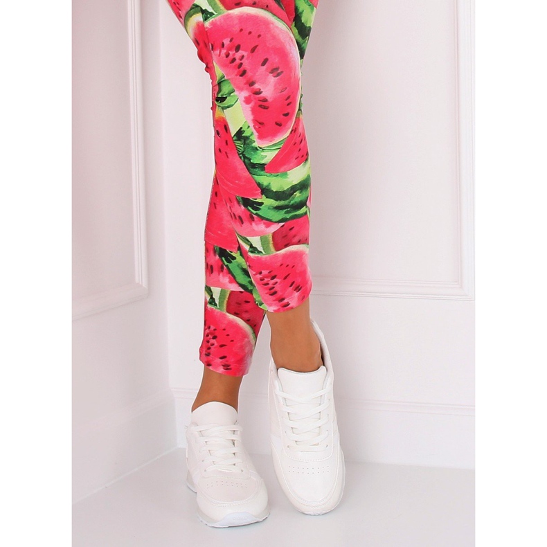 Bílá LR88082 Bílá sportovní obuv bílý 1