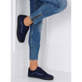 Tmavě modré tenisky Vans B318-10 Dark Blue námořnická modrá 1