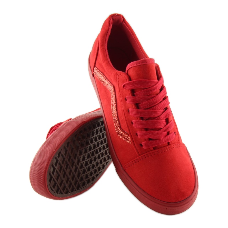 Červené tenisky Vans B318-10 Red červený 2