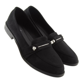 Černé dámské mokasíny 3117 Black černá 1