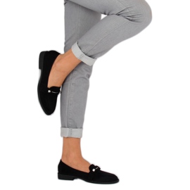 Černé dámské mokasíny 3117 Black černý 2