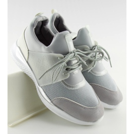 Ultra světle šedá sportovní obuv BY-069 Grey 1
