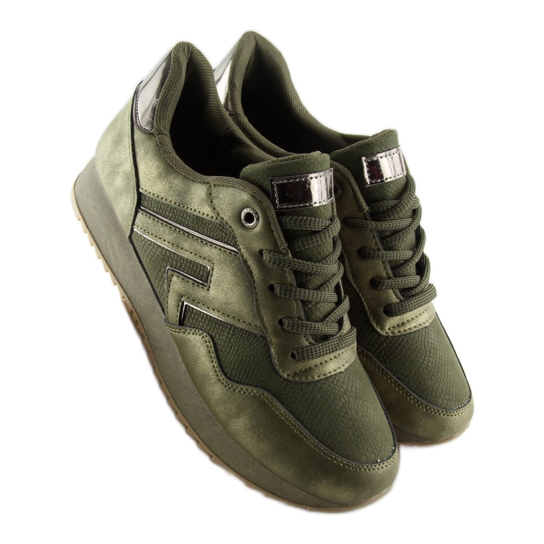 Zelená sportovní obuv KB-091 Army Green 1 Zelená sportovní obuv KB-091 Army Green 1