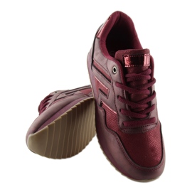Sportovní obuv KB-091 Wine Red bordová červený 1