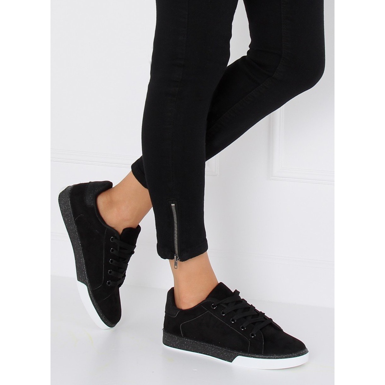 Černé dámské tenisky K-307 Black černý 1