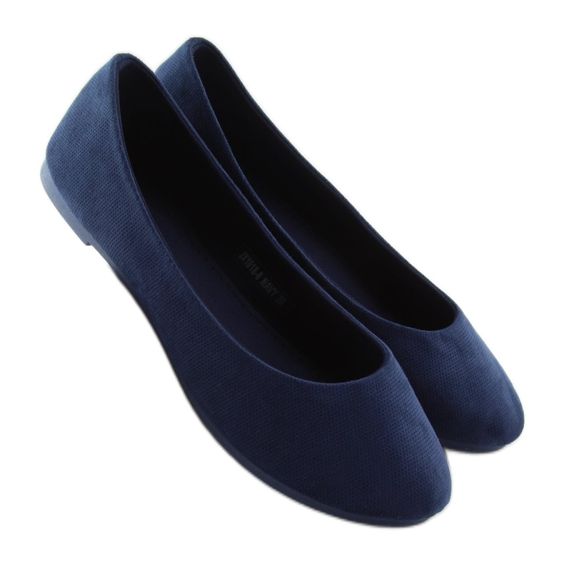 Dámské tmavě modré balerínky JX1018 Navy námořnická modř 1