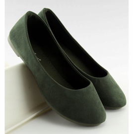Zelené dámské balerínky JX1018 Green zelený 2
