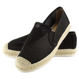 Černé dámské espadrilky 6602 Black černý 1