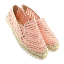 Růžové dámské espadrilky 6602 Pink růžový 2