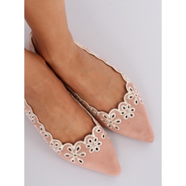 Prolamované růžové balerínky LT99P Pink růžový 1