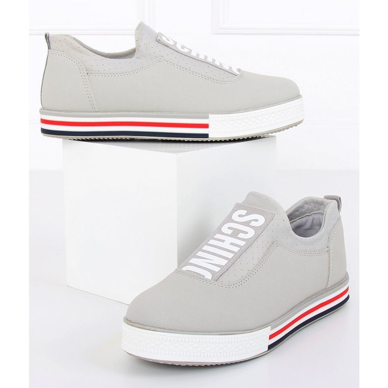 Šedé dámské šedé tenisky NB269P Grey šedá 2