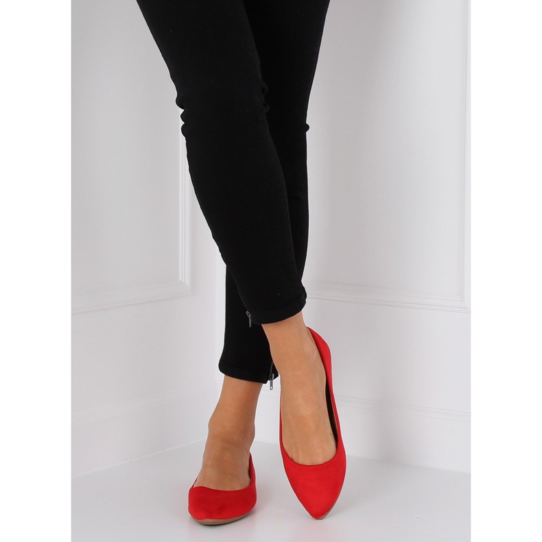 Balerínky mandlově červené prsty WD39P Red červený 2