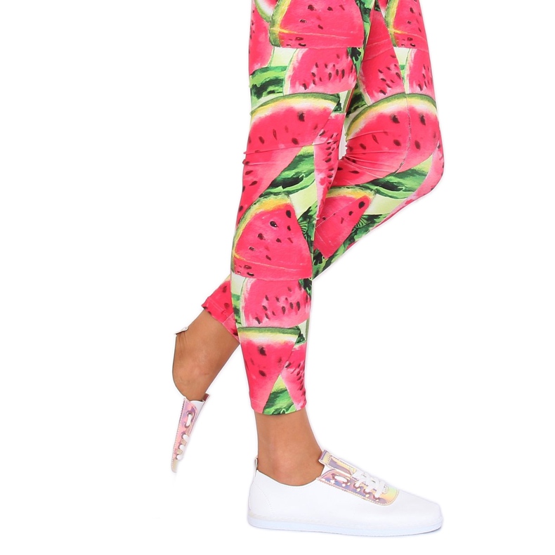 Bílé a růžové tenisky s hologramem JX71P Champagne bílý 1