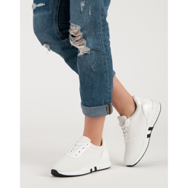 Módní sportovní obuv bílý 2