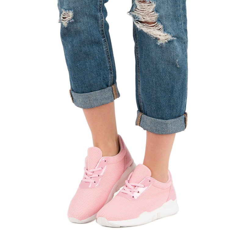 Módní sportovní obuv růžový 1